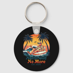 Funny Trump Shirt Nacho Gulf No More Trump Merchan Key Ring