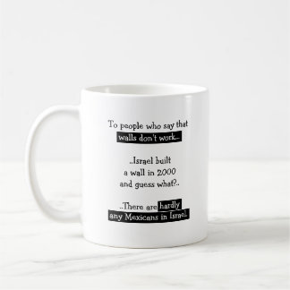 Funny Trump Shutdown The Wall Mexicans Israel Tea Coffee Mug