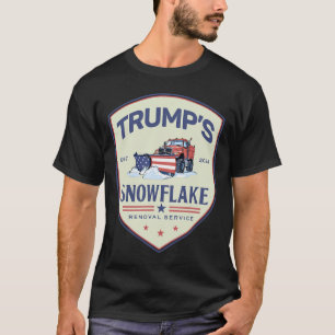 Funny Trump Snowflake Removal Service Election 202 T-Shirt