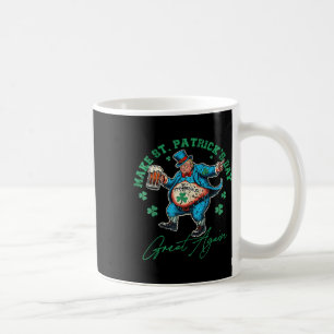 Funny Trump St Patricks Day Drinking Irish Men Wom Coffee Mug
