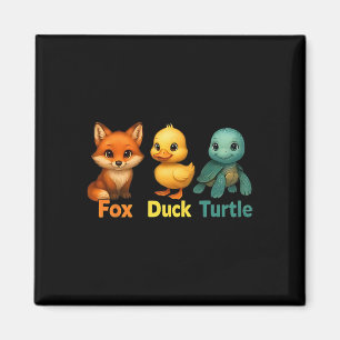 Funny Trump Subtle Fox Duck Turtle Cute Animal 1 Magnet