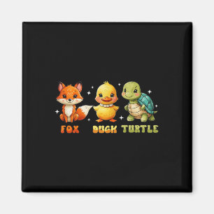 Funny Trump Subtle Fox Duck Turtle Cute Animal Magnet