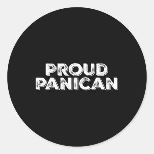 Funny Trump Tariffs Proud Panican 1 Classic Round Sticker