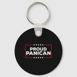 Funny Trump Tariffs Proud Panican _1 Key Ring