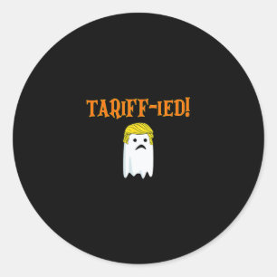 Funny Trump Tariffs - Tariff-fied! Classic Round Sticker