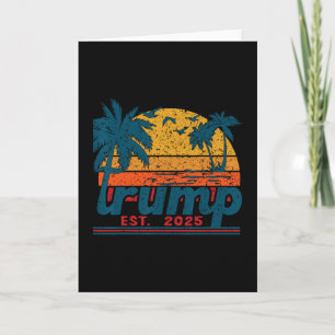 Funny Trump Tee Gulf Of Us America Est 2025 Card