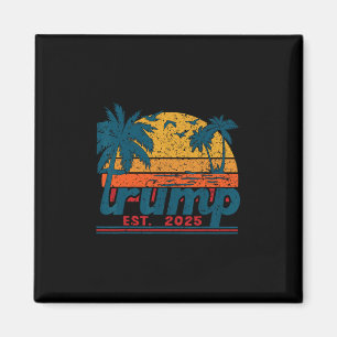 Funny Trump Tee Gulf Of Us America Est 2025  Magnet