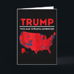 Funny Trump This Map Is Santa Approved Santa Chris Card<br><div class="desc">Funny Trump This Map Is Santa Approved Santa Christmas Tank Top</div>