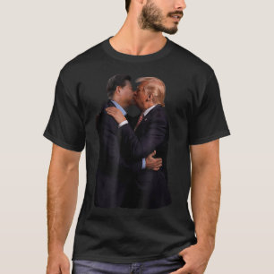 Funny Trump Usa President And China President Kiss T-Shirt