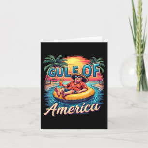 Funny Trump Vacation Gulf Coast Summer Vacation De Card
