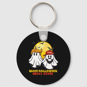 Funny Trump Vance Ghost Mega Hat Make Halloween Gr Key Ring