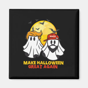 Funny Trump Vance Ghost Mega Hat Make Halloween Gr Magnet