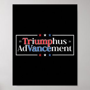 Funny Trump Vance President Vp Supporters Election Poster