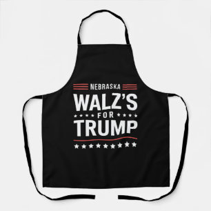 Funny Trump Vance Walz's For Trump Nebraska Apron