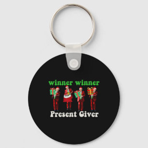 Funny Trump Winner Winner Christmas Giver Trump Da Key Ring