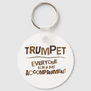 Funny Trumpet Gift Key Ring