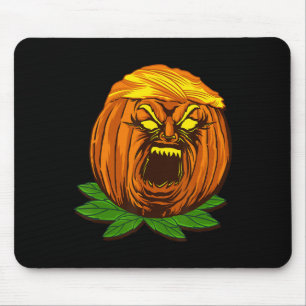 Funny Trumpkin Donald Trump Pumpkin Halloween Cost Mouse Pad