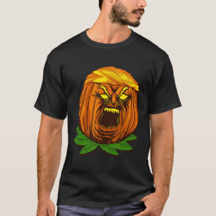 Funny Trumpkin Donald Trump Pumpkin Halloween Cost T-Shirt
