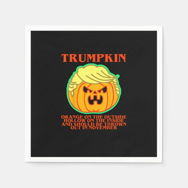 Funny Trumpkin Napkin (Front)