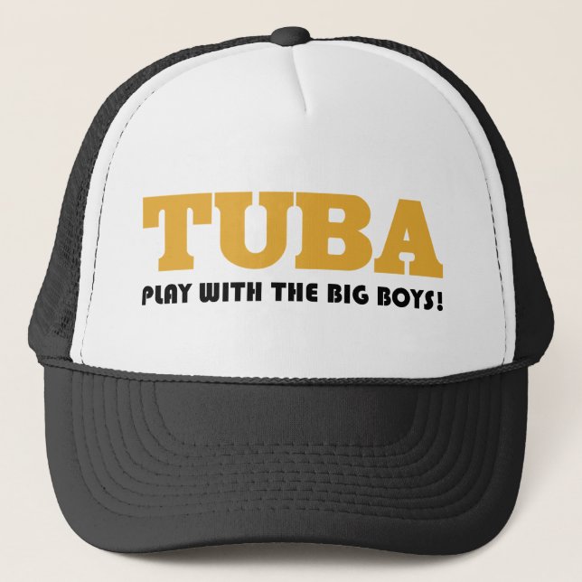 Funny Tuba Marching Band Cap (Front)