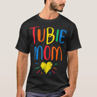 Funny Tubie Mum Feeding Tube Awareness Gastrostomy T-Shirt