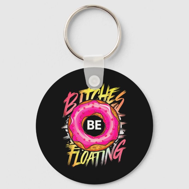 Funny Tubing es Be Floating Summer Float Key Ring (Front)