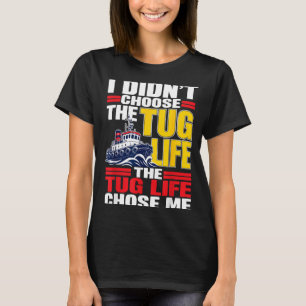 Funny tugboat crew captain harbour boat T-Shirt