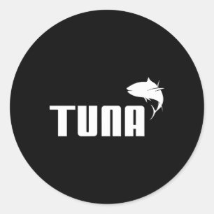 Funny Tuna Bluefin Deep Sea Fishing Tuna Gift  Classic Round Sticker