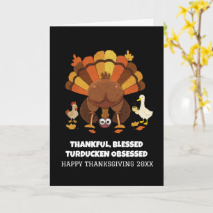 Funny Turducken Thanksgiving Card