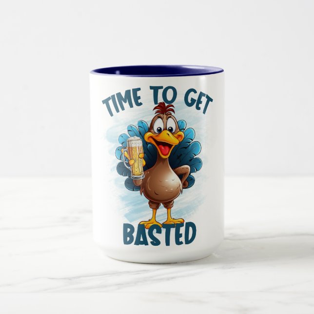 Funny Turkey Breasts Thanksgiving  Mug (Center)