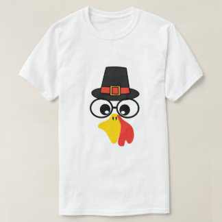 Funny Turkey Face for Thanksgiving T-Shirt