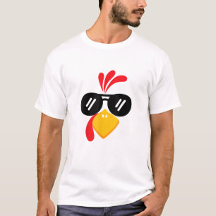 Funny Turkey Face Thanksgiving Cute Boys Girls Sun T-Shirt