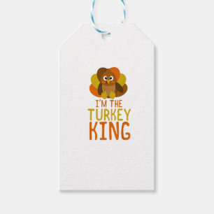 Funny Turkey Family Matching Thanksgiving Gift Tags