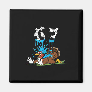 Funny Turkey Soccer Fail Boys Thanksgiving 67 Magnet