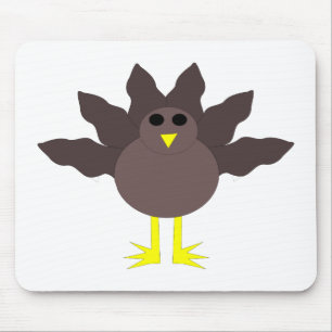 Funny Turkey Thanksgiving Mousepad