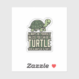 Funny Turtle Be Yourself Vintage Shirt Design_1