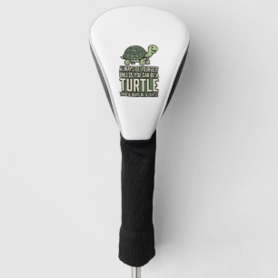 Funny Turtle Be Yourself Vintage Shirt Design_1 Golf Head Cover