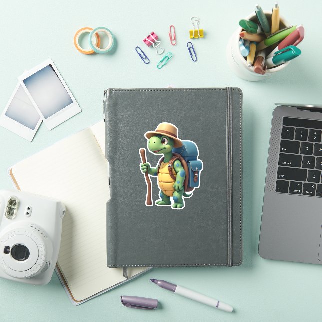Funny Turtle Hiking Graphic Camping Lover Adventur (iPad Cover)
