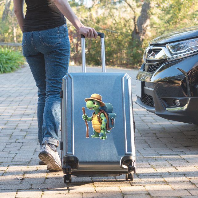 Funny Turtle Hiking Graphic Camping Lover Adventur (Suitcase Insitu)