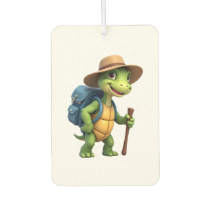 Funny Turtle Hiking Graphic Camping Lover Adventur Car Air Freshener