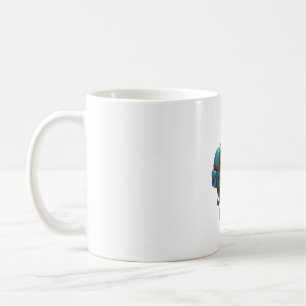 Funny Turtle Hiking Graphic Camping Lover Adventur Coffee Mug