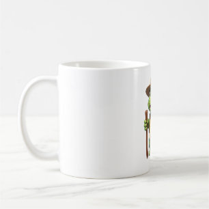 Funny Turtle Hiking Graphic Camping Lover Adventur Coffee Mug