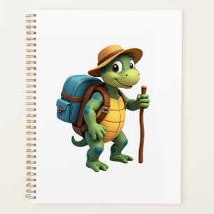 Funny Turtle Hiking Graphic Camping Lover Adventur Planner