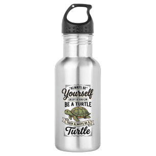 Funny Turtle Quote Vintage Engraving Design (2)_1 532 Ml Water Bottle