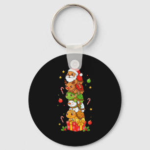 Funny Turtle Santa Elf Snowman Christmas Womens Me Key Ring