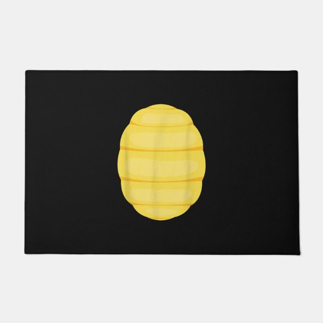 Funny Turtle Shell Lazy Halloween Costume Gift Doormat (Front)