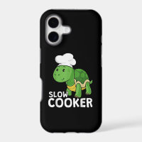 Funny Turtle Slow Cooker Chef Cooking Tortoise
