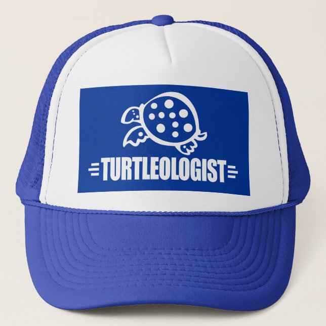 Funny Turtle Trucker Hat (Front)