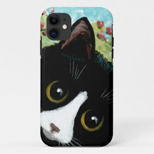 Funny Tuxedo Cat Creationarts Case-Mate iPhone Cas Case-Mate iPhone Case