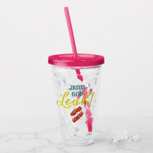 Funny TV Quote "Leah" Acrylic Tumbler
